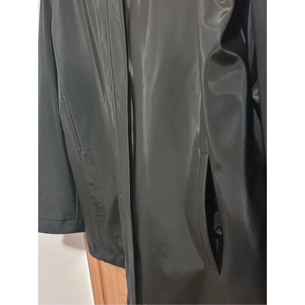 NorthCrest Women’s Black Fleece Hooded Zip Up Jacket Size M/10-12 - Picture 3 of 12